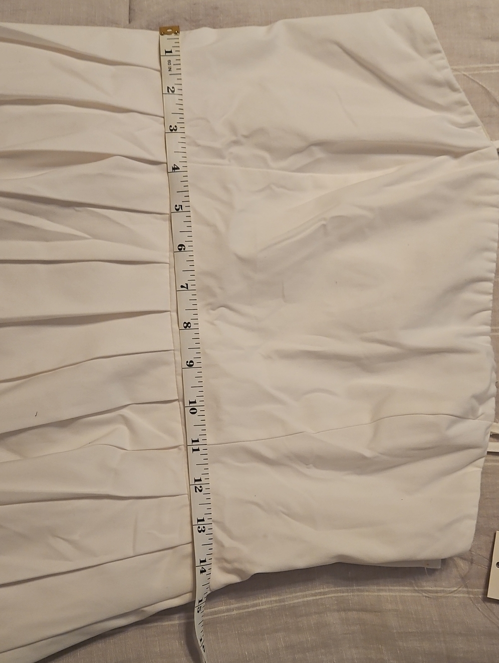 Target White Pleated Maxi Dress with Spaghetti Straps and Belt - Picture 7 of 9
